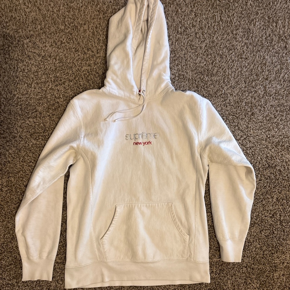 Supreme original logo hoodie